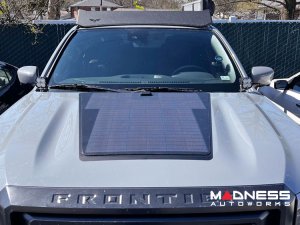 Nissan Frontier Flexible Solar Panel Kit - Complete Kit w/ Waterproof Controller + Hood Decal - 2022+ - 85W